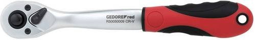 Gedore 2K-Umschaltknarre 3/8 gekröpft in Silber aus Chrom-Vanadium - Bild 1