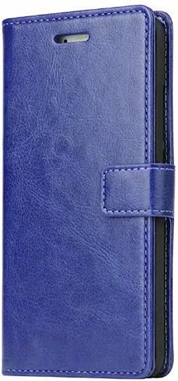 Retro Leder-Flipcover Kartenhalter und Brieftasche für Nokia 5 5.1 Plus und Nokia X5 in Navy Blau - Bild 1