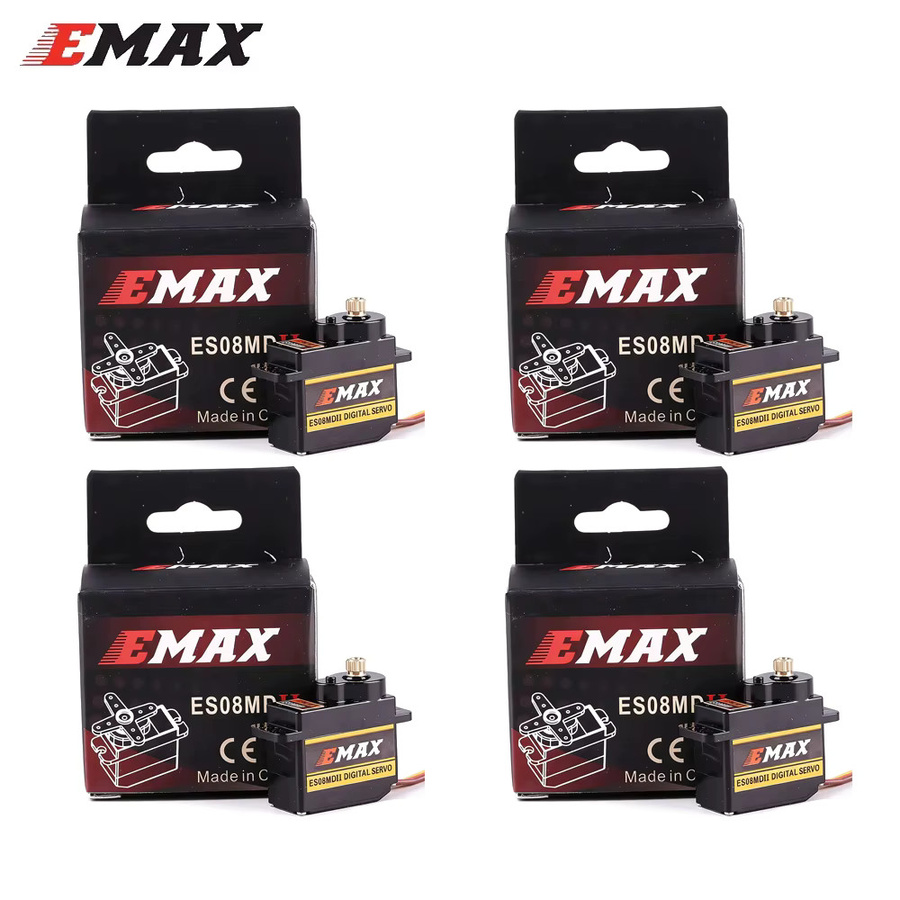 Emax ES08MD ES08MDII Mini Digital Servo, Metall, Schwarz, Zubehör - Bild 2