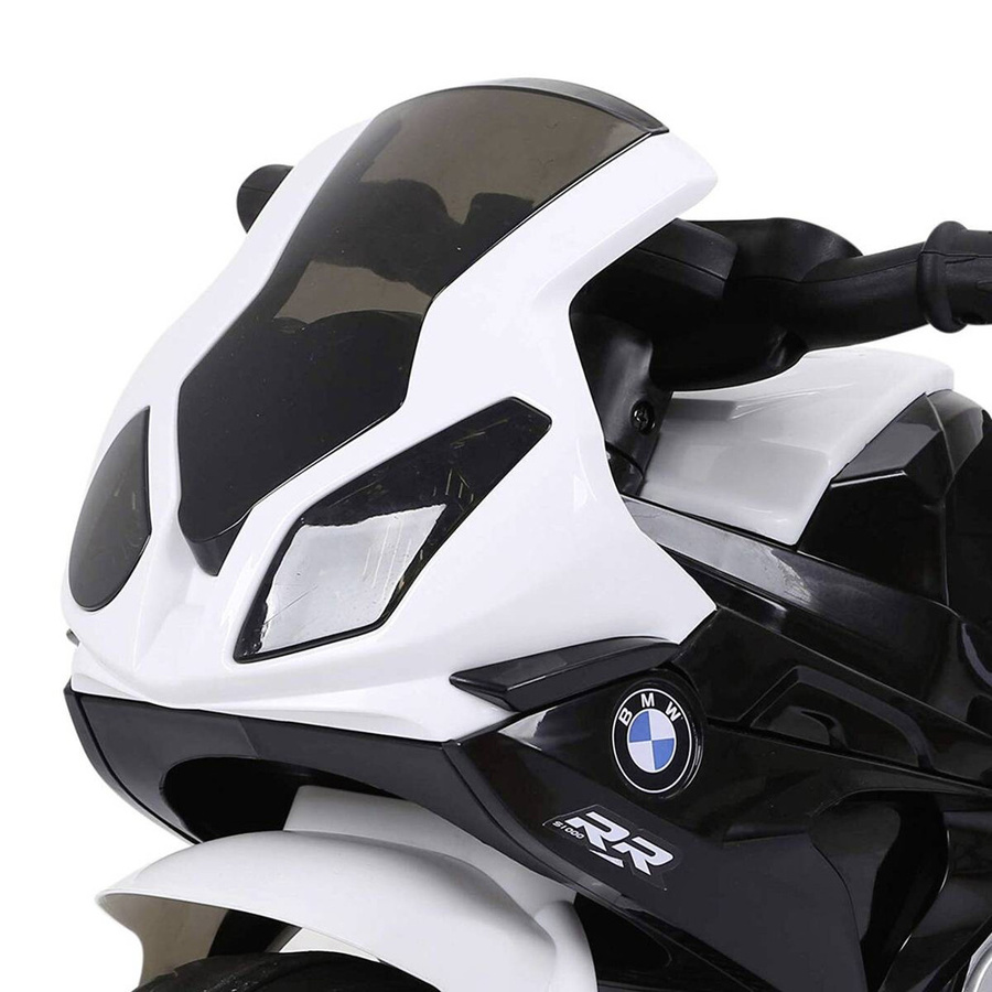 HOMCOM BMW S1000RR Elektro Kindermotorrad, Kinderfahrzeug, Schwarz, Weiß, ab 2 Jahren - Bild 6