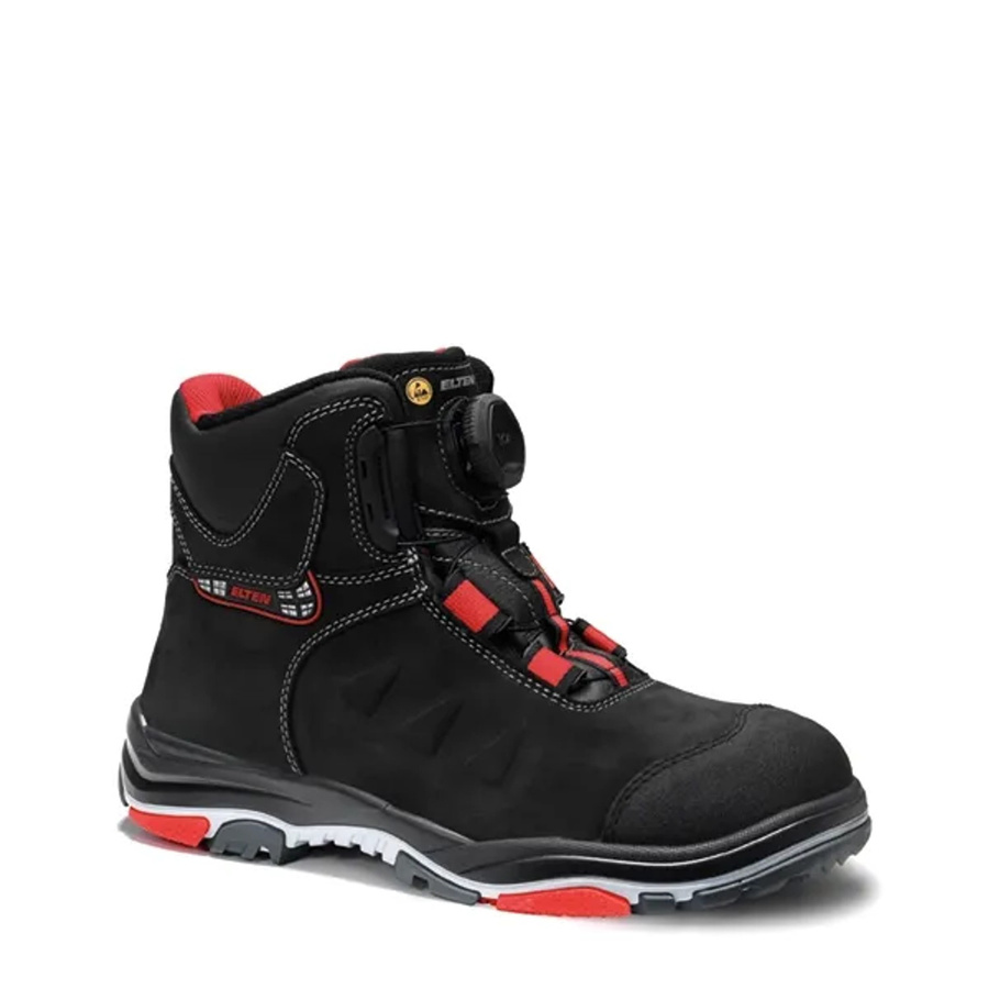Elten Sicherheitsstiefel Till Boa Ea Mid ESD S3 aus Rindleder in Schwarz, Größe 41 - Bild 2