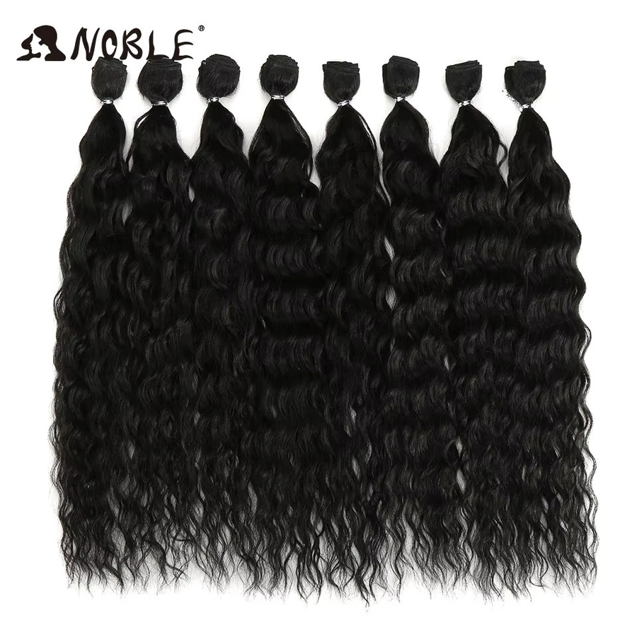 Synthetische Haarverlängerung, Afro Lockig, Ombre, 20 Zoll, 8 Teile - Bild 2