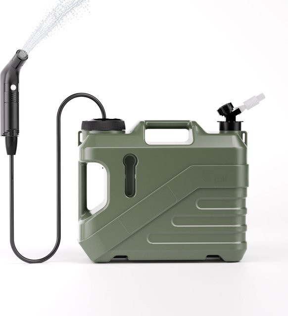 MintLeaf Tragbares Bidet in Grün mit 19L Eimer, Wiederaufladbarer Reise-Waschsprüher mit 2 Wasserflussmodi, 2M Schlauch und IPX6 Schutz - Bild 1