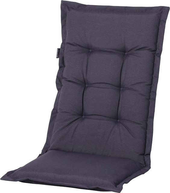 Madison Hochlehner Auflage Panama Grau B: 50 cm, H: 123 cm - Bild 1