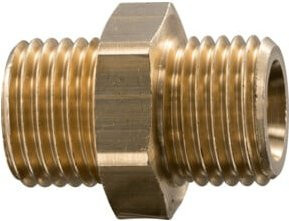 PFERD TOOLS Druckluft-Doppelnippel DNA 1/4-1/4 in Gold - Bild 1