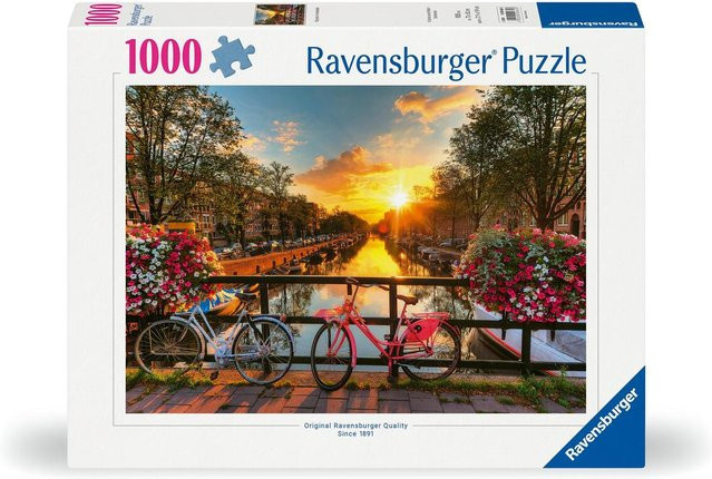 Ravensburger Fahrräder in Amsterdam, Puzzle, 1.000 Teile - Bild 1