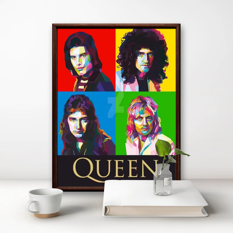 Hot Toys Freddie Mercury Classic 5D-Diamantgemälde zum Selbermachen mit Full Drill Stickerei in Multicolor, B/H: 40 x 40 cm - Bild 2