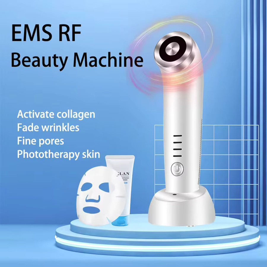 vilnason RF Radiofrequenz EMS Mikrostrom Ultraschall Gerät, Gesicht, Unisex - Bild 2