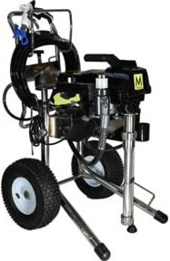 MONSTER LuckySpray 3.2 PRO Airlessanlage in Schwarz mit Zubehör für Lack und Wandfarbe - Bild 1