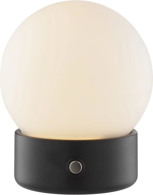 Brilliant LED Tischleuchte Dori in Weiß/Schwarz mit dimmbarer warmweißer Beleuchtung, Höhe: 11 cm - Bild 1