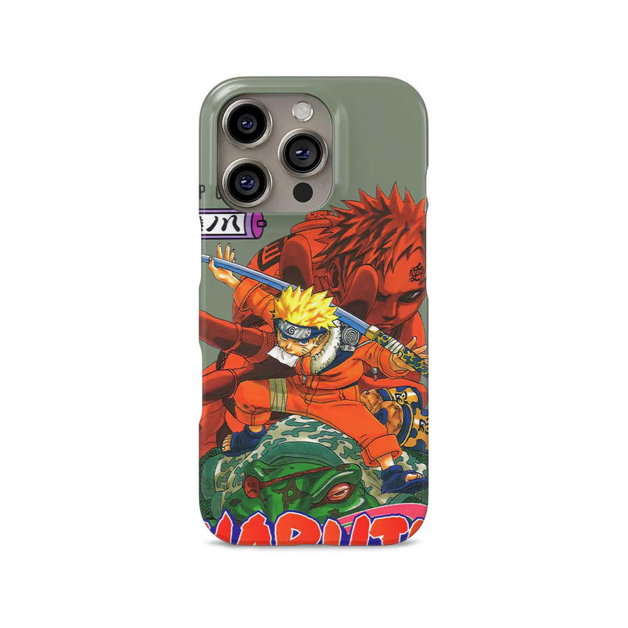 Bandai Anime Handyhülle Naruto Design für iPhone 17 16 15 14 13 12 11 Pro Max Plus und weitere Modelle, doppelschichtige Schutzhülle - Bild 2