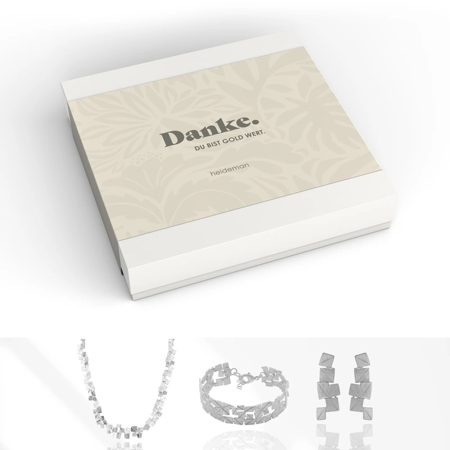 Heideman Geschenkbox Silber, Kristall, Unisex - Bild 1