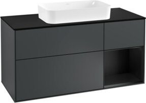 V&B Waschtischunterschrank Finion mit Wandbeleuchtung, Breite: 120 cm, Tiefe: 50,1 cm, Höhe: 50,1 cm, lackiert - Bild 1