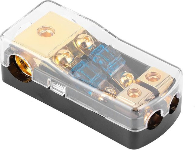 TOMTOP JMS 2-fach Mini ANL Sicherungsverteilerblock 60A für Auto und Boot in Grau - Bild 1