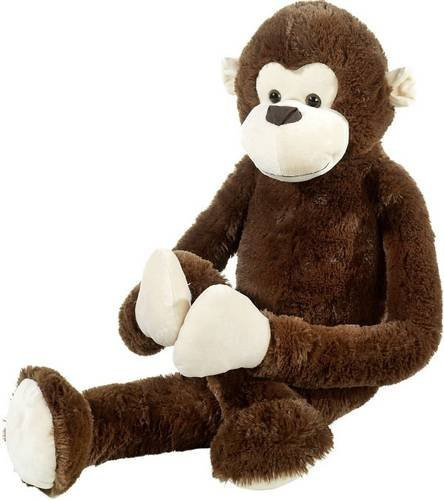 MISANIMO Affe schlenkernd, Plüsch / Textil, Braun - Bild 1