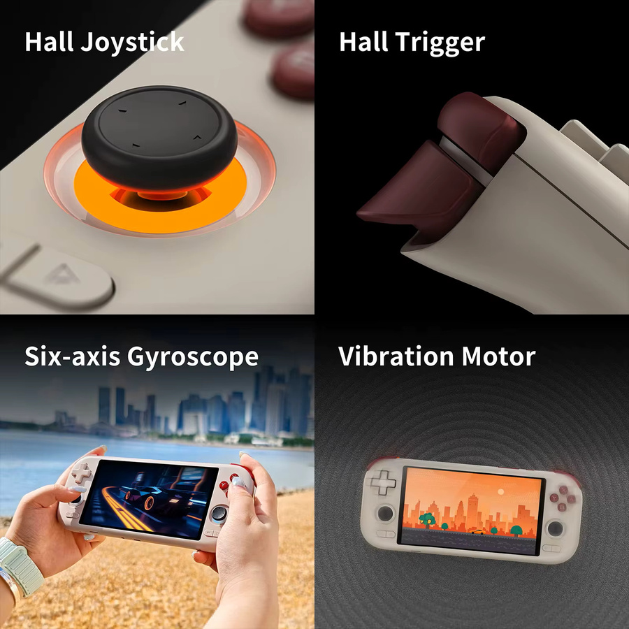 MangMi Air X Tragbare Spielkonsole in Grau mit 5,5 Zoll IPS-Touchscreen, Android 14 und 5000 mAh Akku - Bild 2