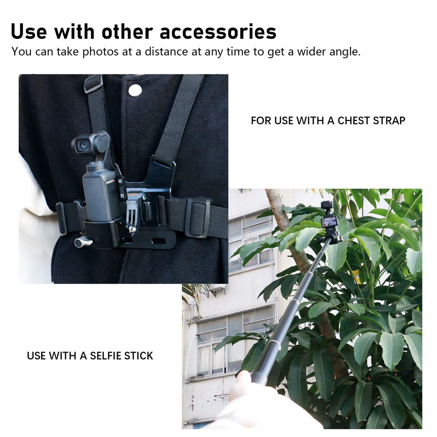 DJI Osmo Pocket 3 Aluminium Schutzrahmen mit Schnellspanner Halterung in Schwarz - Bild 5