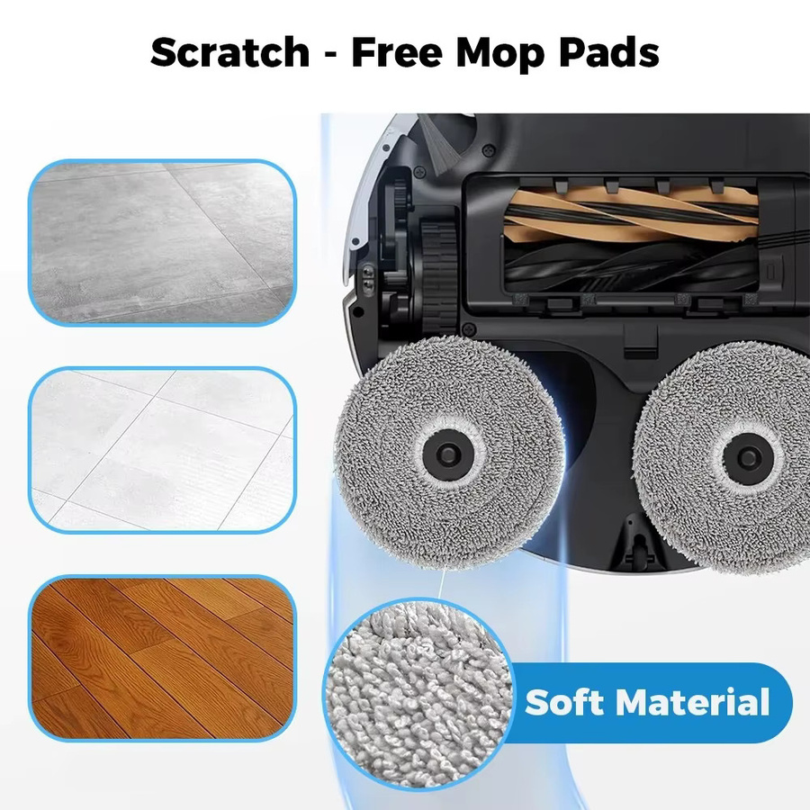 Mopptuch für Xiaomi Roboterstaubsauger und Dreame L20 Ultra L30 Ultra L10s Pro Ultra X40 Ultra sowie Xiaomi X10 X20 Max Zubehör - Bild 3
