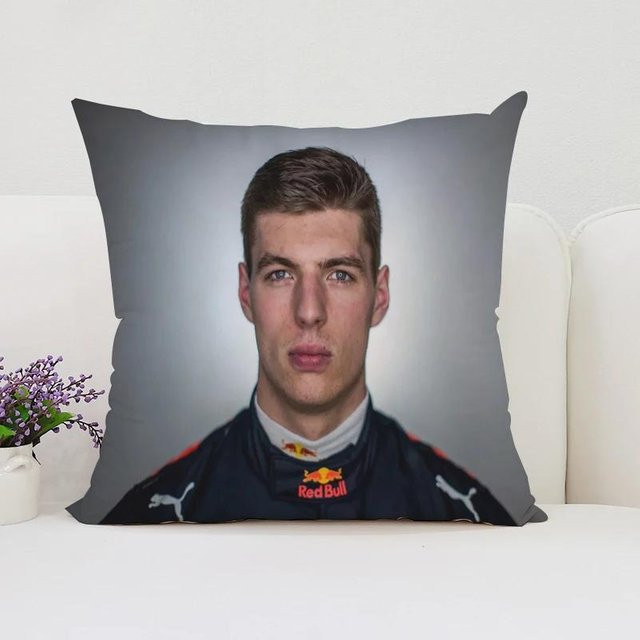 GUOYU HOMEDECOR Kissenbezug Max Verstappen Fan Design, Grau, B/H: 45 x 45 cm - Bild 1