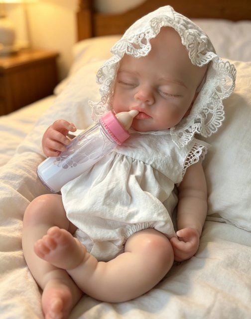 Saskia Silikonpuppe, Mädchen, Silikon, Weiß - Bild 1