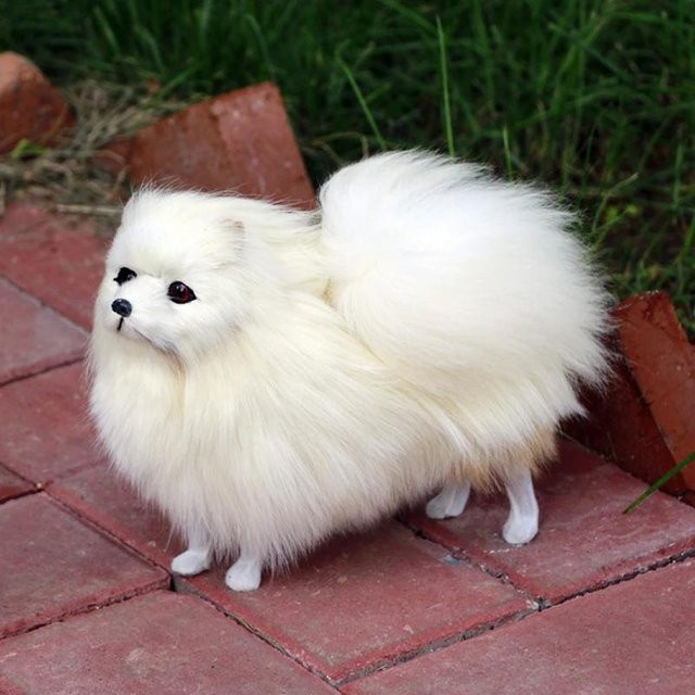 Kidsly Pomeranian Plüschtier, Hundepuppe, weiß, ab 3 Jahre - Bild 1