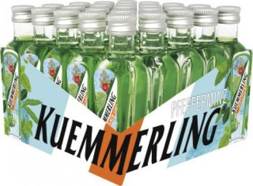 Kuemmerling Likör & Aperitif, Pfefferminz, 25 x 0,02 l - Bild 1