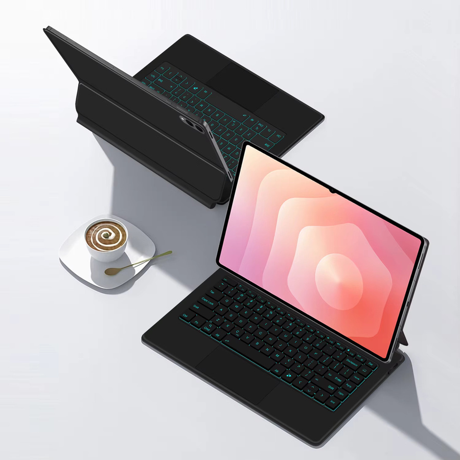 Samsung Magische Tastaturhülle für Galaxy Tab S11 Ultra 14,6 Zoll mit TouchPad und Hintergrundbeleuchtung in Schwarz - Bild 6