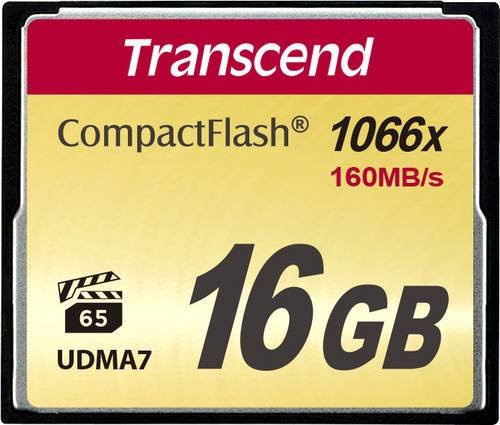 Transcend Ultimate 1066x CF-Speicherkarte 16 GB - Bild 1