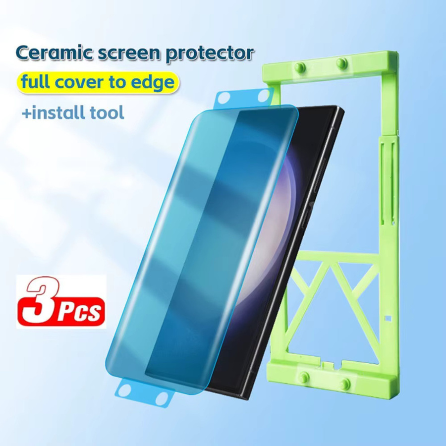 3 Stück Keramik-Displayschutzfolie für Honor (transparent) - Bild 2