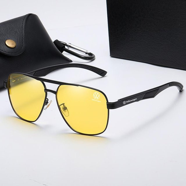Volkswagen Sonnenbrille Aviator, Metall, Vollrand, Unisex, Yellow - Bild 1