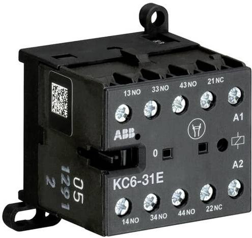 ABB KC6-31E-1.4-81 Kleinschütz mit 3 Schließern und 1 Öffner in Schwarz - Bild 1