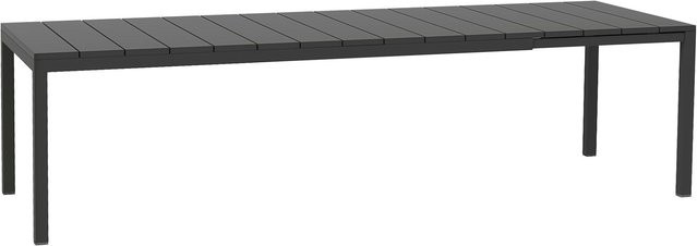 Nardi Rio Ausziehtisch Dureltop in Anthrazit aus Polypropylen und Aluminium für den Outdoor-Bereich - Bild 1