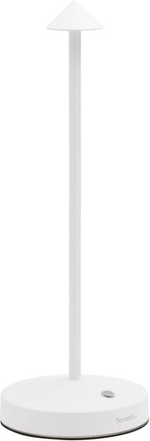 Securit Kabellose LED-Tischlampe Angelina in Weiß für Innen und Außen, B/T/H: 10,5 x 10,5 x 30 cm - Bild 1