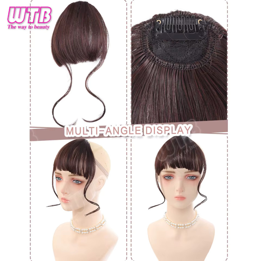 WTB Synthetische Pony-Perücke mit BB-Clip, Damen - Bild 3