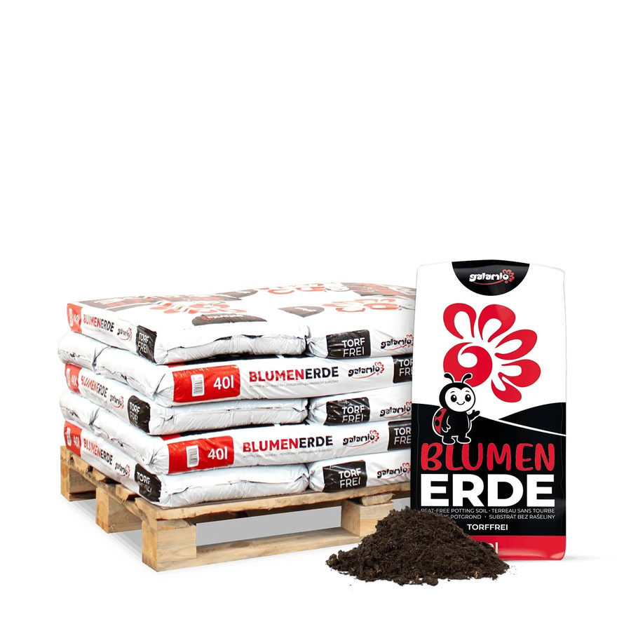 Galamio Torffreie Blumenerde für Balkonkasten, Kübel und Gartenbeet, 15 x 40 l (Gesamtvolumen: 600 l) - Bild 2