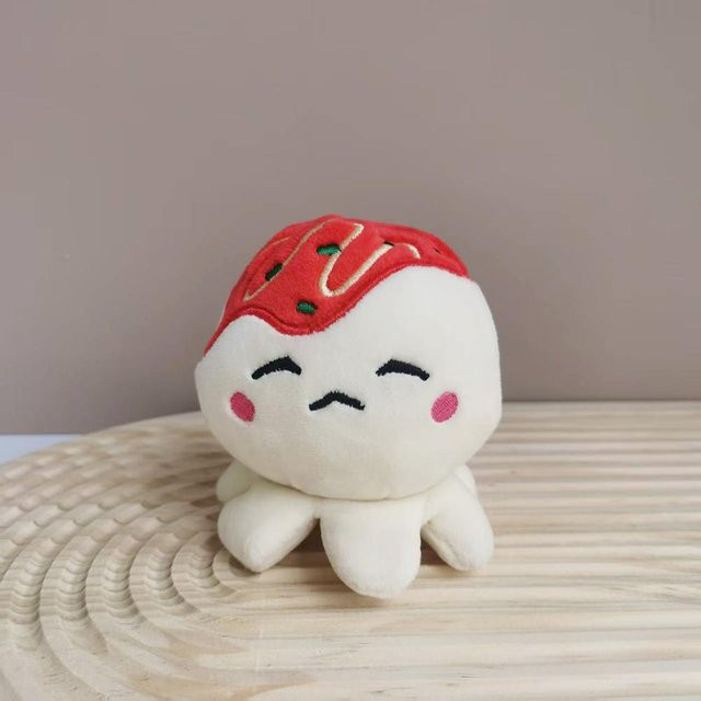 Yiran Health & Beauty Oktopus Cosplay Takoyaki, Stofftier, 10cm - Bild 1