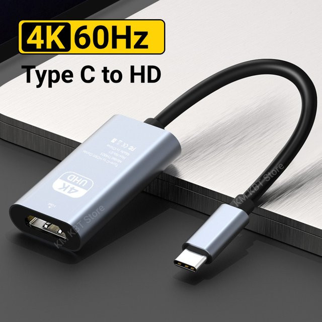 Kebidumei USB C zu HDMI Konverter Kabel für 4K 60Hz, USB 3.1 Adapter kompatibel mit MacBook, Chromebook, Samsung und Xiaomi - Bild 1
