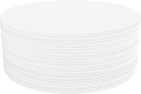Magnetoplan Kommunikationskarte rund, weiß, Durchmesser: 19 cm, 500 Stück - Bild 1