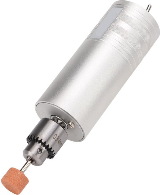 OutsideWorld Mini Bohrmaschine in Silber zum Bohren, Schleifen, Polieren, Schneiden und Gravieren für DIY-Projekte mit US-Stecker - Bild 1