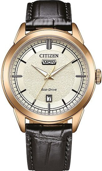 Citizen Armbanduhr, Edelstahl, Leder, Quarz, 40,5 mm, Herren - Bild 1