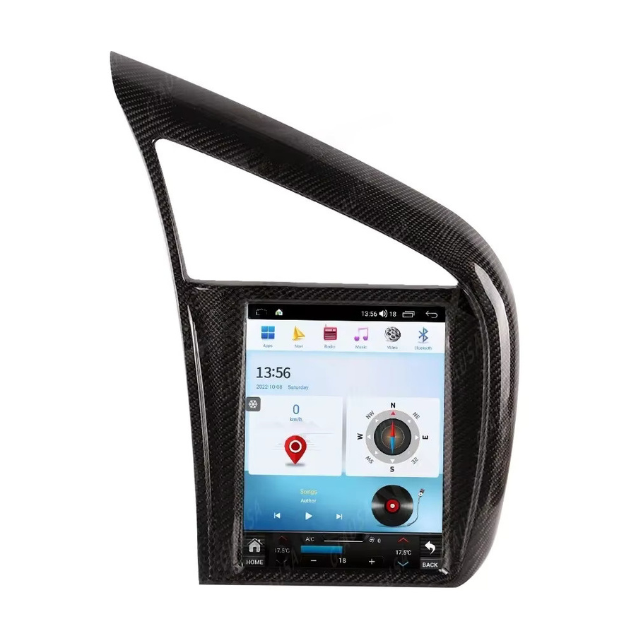YANFU HF Android Autoradio mit Touchscreen, Wireless CarPlay, GPS und Bluetooth für Audi R8 2007-2014, Schwarz - Bild 6
