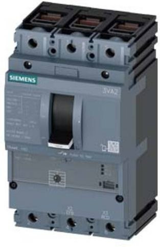Siemens 3VA2125-7MS36-0AA0 Leistungsschalter in Grau mit einem Einstellbereich von 25 - 25A und einer maximalen Schaltspannung von 690 V/AC - Bild 1