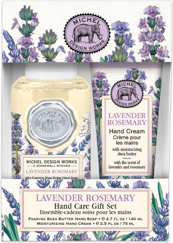 Michel Design Works Handpflegeset Lavender & Rosemary, Handcreme 75 ml & Seifenschaum 140 ml - Bild 1