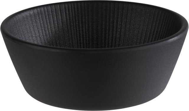 APS Schale NERO Dip-Bowl aus Melamin, eckig, schwarz, Volumen: 250 ml, B/T/H: 12,5 x 12,5 x 4,5 cm - Bild 1