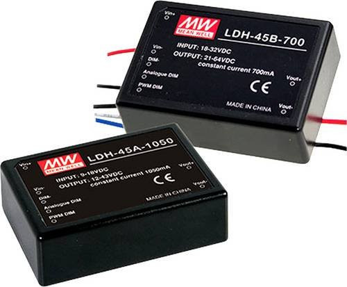 Mean Well MW LDH-45B-350 DC/DC-Wandler, Print, 44.1W, Schwarz, 1 Ausgang - Bild 1