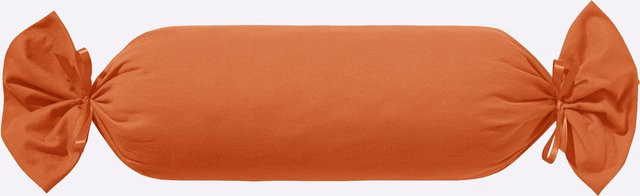 Bügelfreie Kissenbezüge Estella aus 100% Baumwolle in Orange mit Reißverschluss - Bild 1