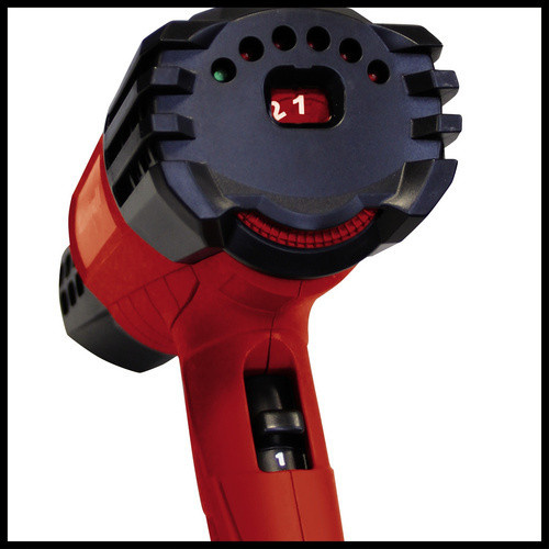 Einhell Heißluftpistole TE-HA 2000 E mit 2000 W und 9 Temperaturstufen in Rot/Schwarz - Bild 4