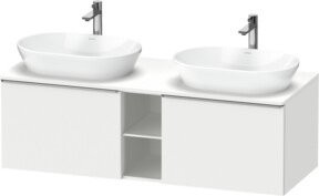 Duravit Waschtischunterschrank D-Neo in Weiß, Wandhängend, B/T/H: 140 x 55 x 45,9 cm - Bild 1