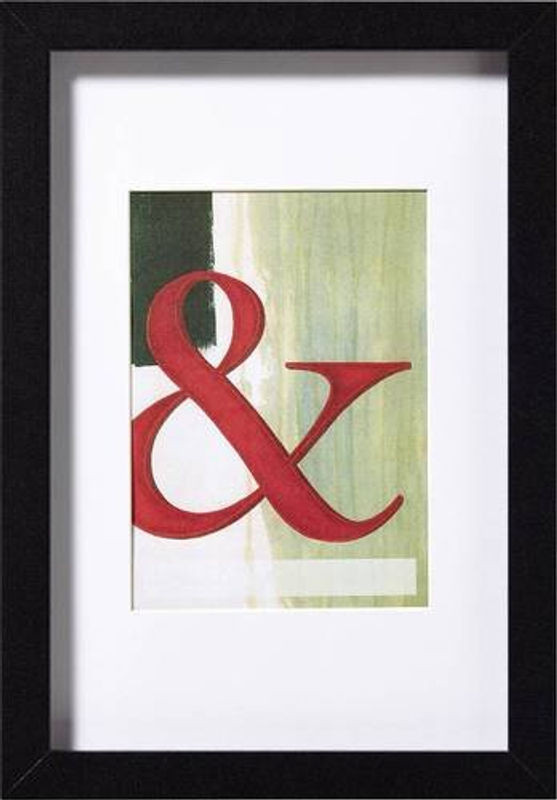 Walther Design Bilderwechselrahmen aus Holz mit Passepartout und Glas in Schwarz, Format: 20 x 30 cm - Bild 1