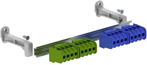OBO Bettermann 2008888 Klemmleistenset mit Schraubklemmen in Multicolor - Bild 1